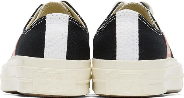 Comme des Garçons Play Black & White Converse Edition PLAY Chuck 70 Low-Top Sneakers - Picture 9