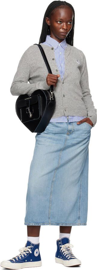 Comme des Garçons Play Blue Converse Edition Half Heart Chuck 70 High Sneakers - Picture 11