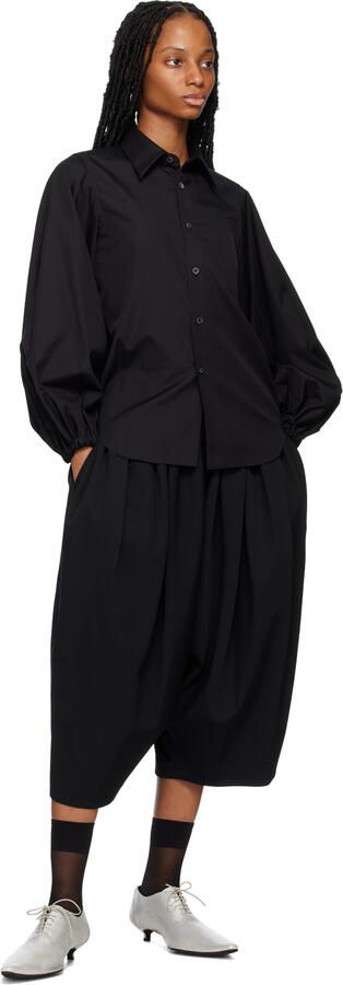 Comme des Garçons Silver Kitten Heel Oxfords - Picture 3