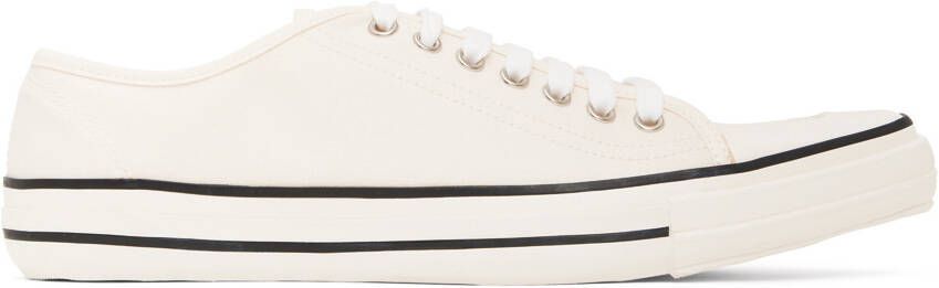 Comme des Garçons Comme des Garçons White Pointed Low-Top Sneakers