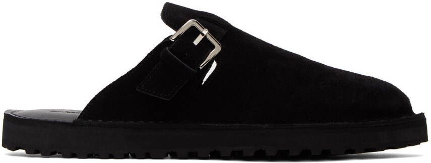 Comme des Garçons Homme Black Pin-Buckle Loafers - Picture 5