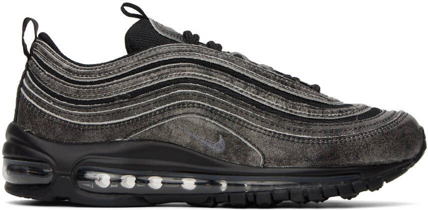 Comme des Garçons Homme Plus Black & Gray Nike Edition Air Max 97 Sneakers - Picture 4