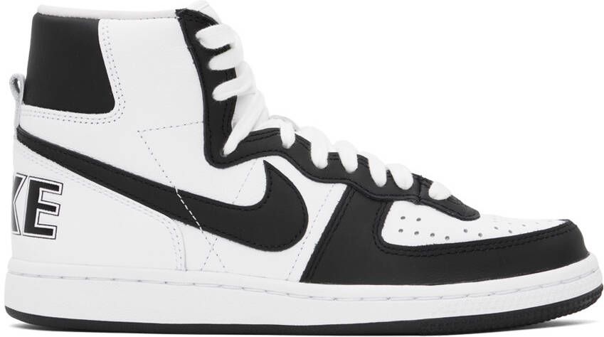 Comme des Garçons Homme Plus Black & White Nike Edition Terminator High Sneakers