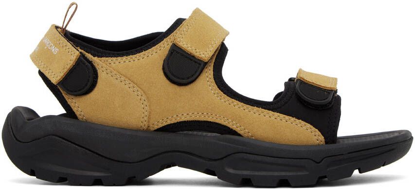 Comme des Garçons Homme Tan Velcro Strap Sandals - Picture 5