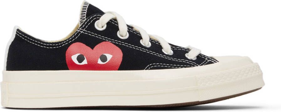 Comme des Garçons Play Black & White Converse Edition PLAY Chuck 70 Low-Top Sneakers - Picture 11