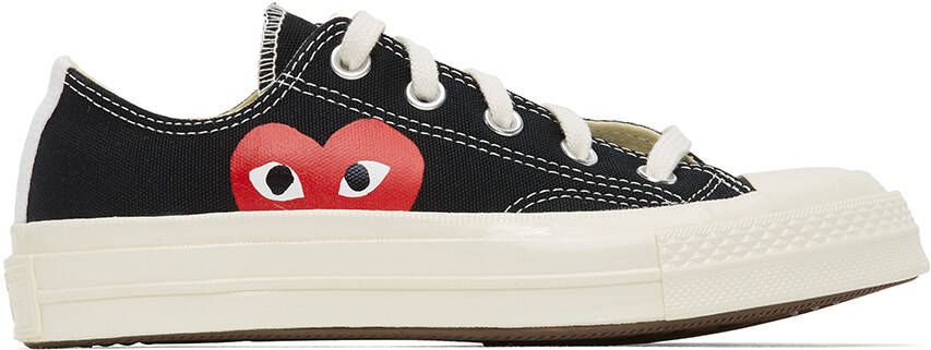 Comme des Garçons Play Black & White Converse Edition PLAY Chuck 70 Low-Top Sneakers - Picture 7