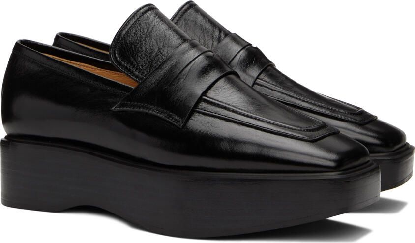 COMME SE-A SSENSE Exclusive Black Platform Loafers - Picture 2