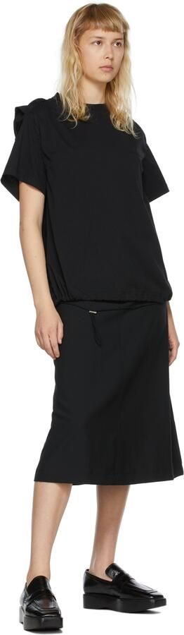 COMME SE-A SSENSE Exclusive Black Platform Loafers - Picture 4