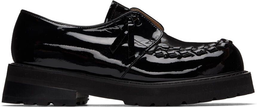 COMME SE-A SSENSE Exclusive Black Freed Loafers - Picture 5