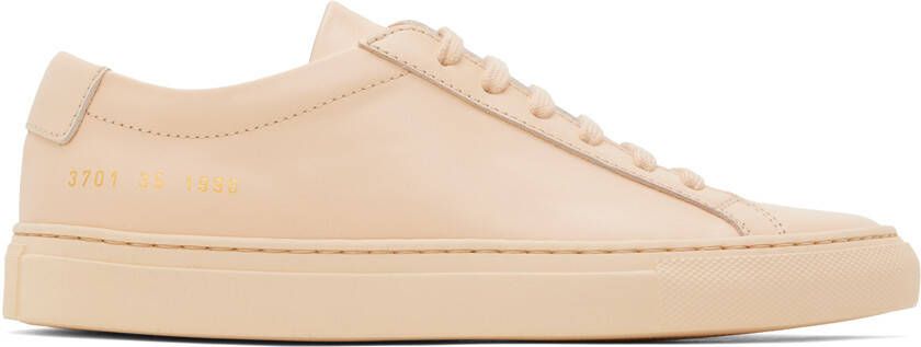 Common Projects Beige Achilles Low Sneakers