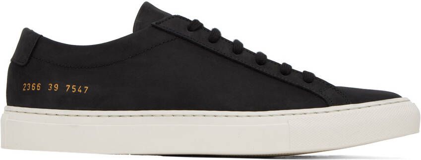 Common Projects Black Achilles Sneakers - Picture 5