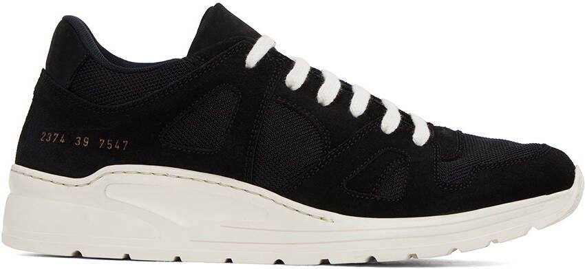 Common Projects Black Cross Trainer Sneakers - Picture 5
