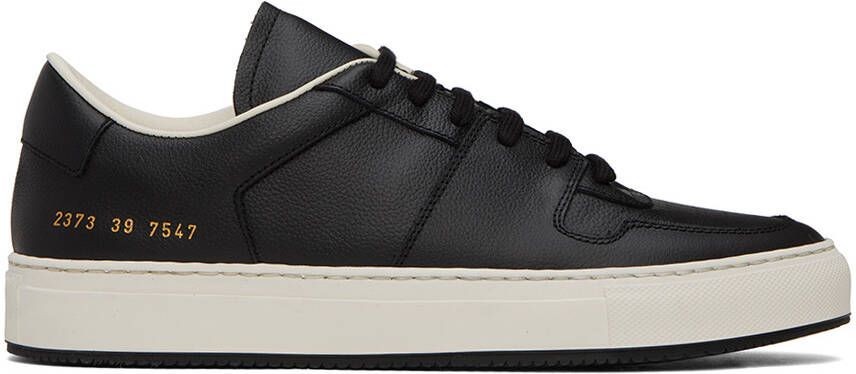 Common Projects Black Decades Low Sneakers - Picture 5
