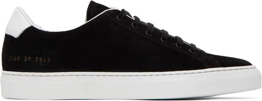Common Projects Black Retro Low Sneakers - Picture 5