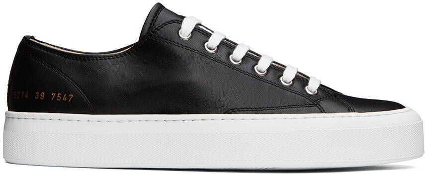Common Projects Black Tournament Low Sneakers - Picture 5
