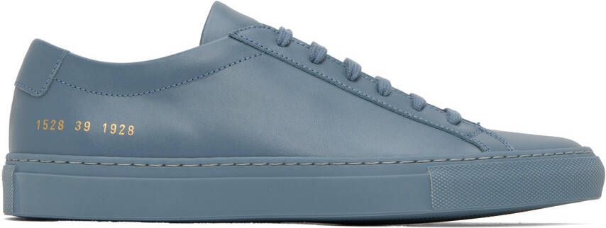 Common Projects Blue Achilles Sneakers - Picture 5