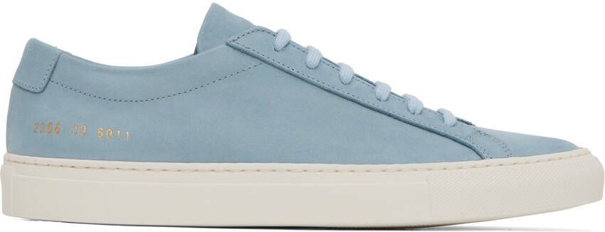 Common Projects Blue Original Achilles Low Sneakers - Picture 5