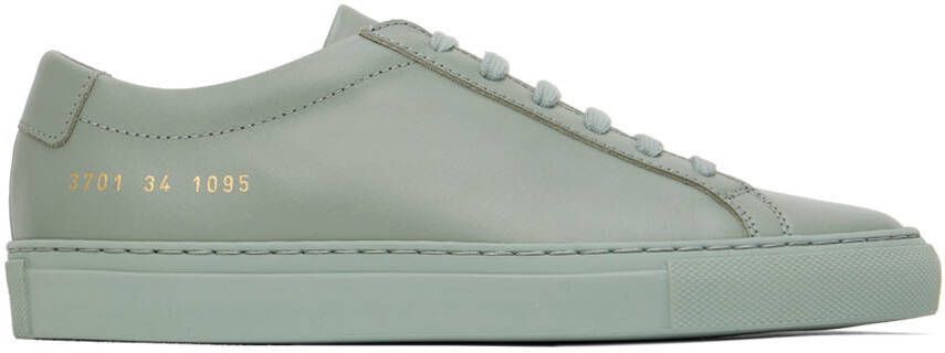 Common Projects Blue Original Achilles Low Sneakers - Picture 5