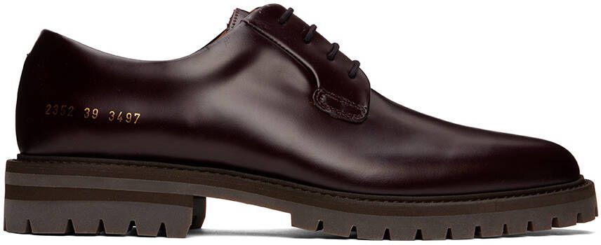 Common Projects Brown Leather Derbys