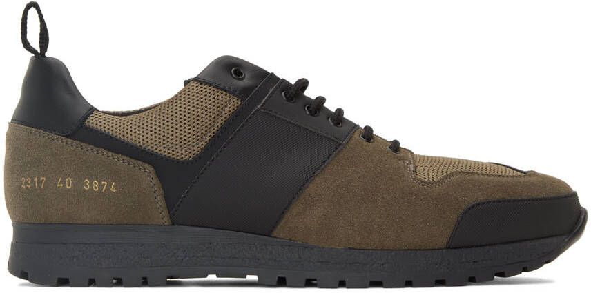 Common Projects Brown Track Technical Low Sneakers - Picture 5