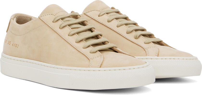 Common Projects Beige Achilles Low Sneakers - Picture 2