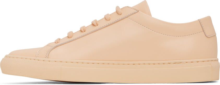Common Projects Beige Original Achilles Low Sneakers - Picture 3