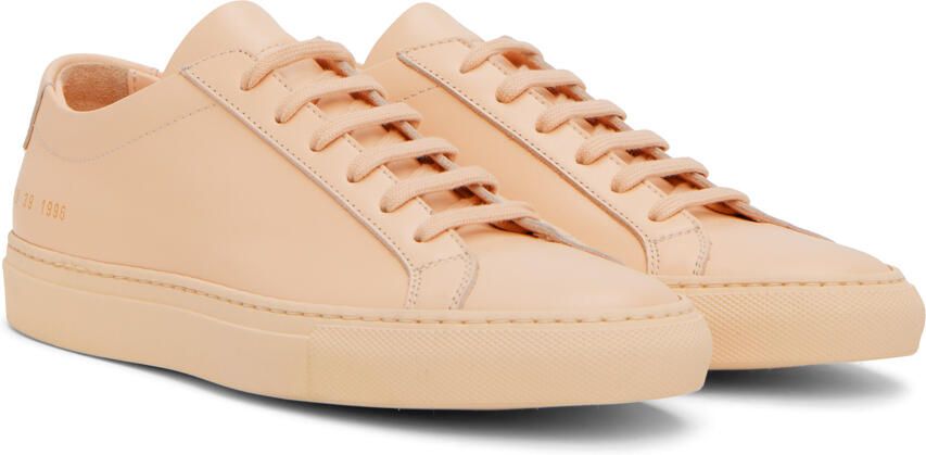 Common Projects Beige Original Achilles Low Sneakers - Picture 2