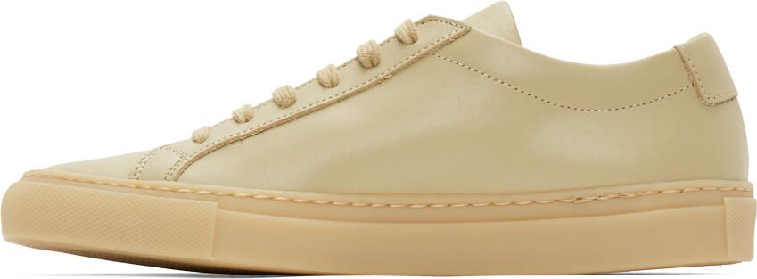 Common Projects Beige Original Achilles Low Sneakers - Picture 2