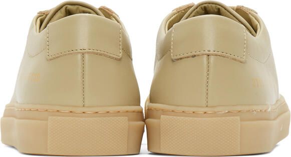 Common Projects Beige Original Achilles Low Sneakers - Picture 4