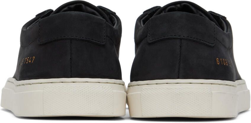 Common Projects Black Achilles Low Sneakers