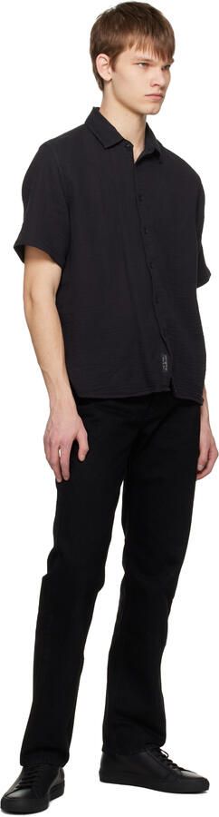 Common Projects Black Achilles Mid Sneakers - Picture 4