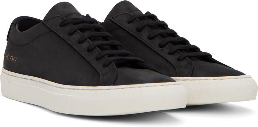 Common Projects Black Achilles Sneakers - Picture 2
