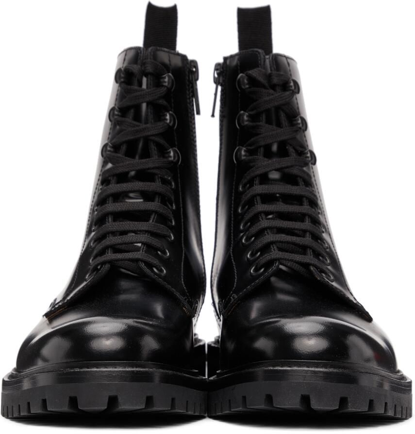 Common Projects Black Combat Boots