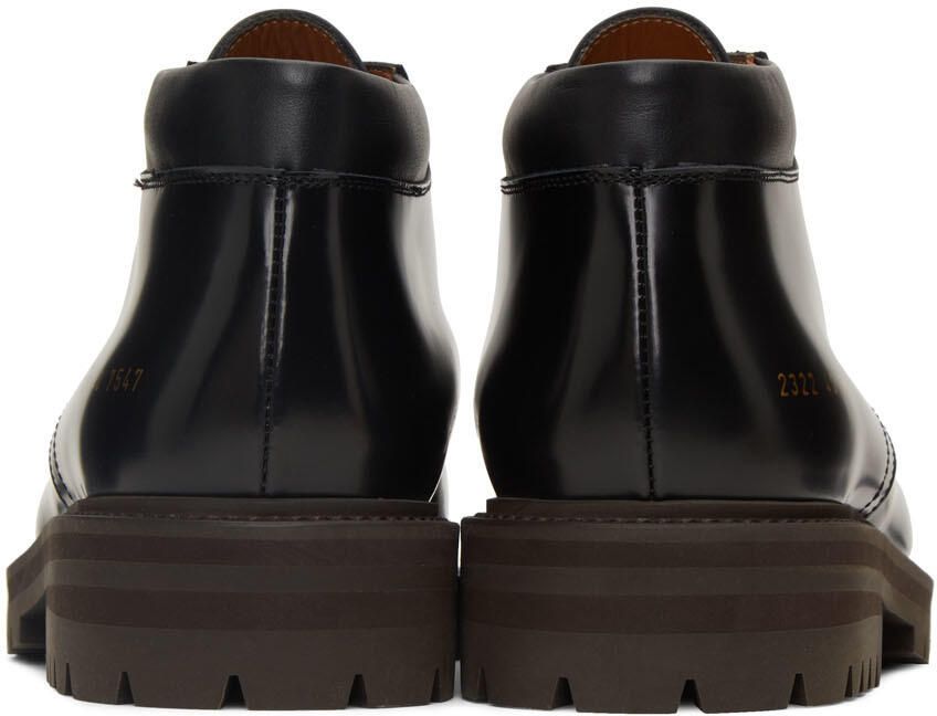 Common Projects Black Combat Derby Boots