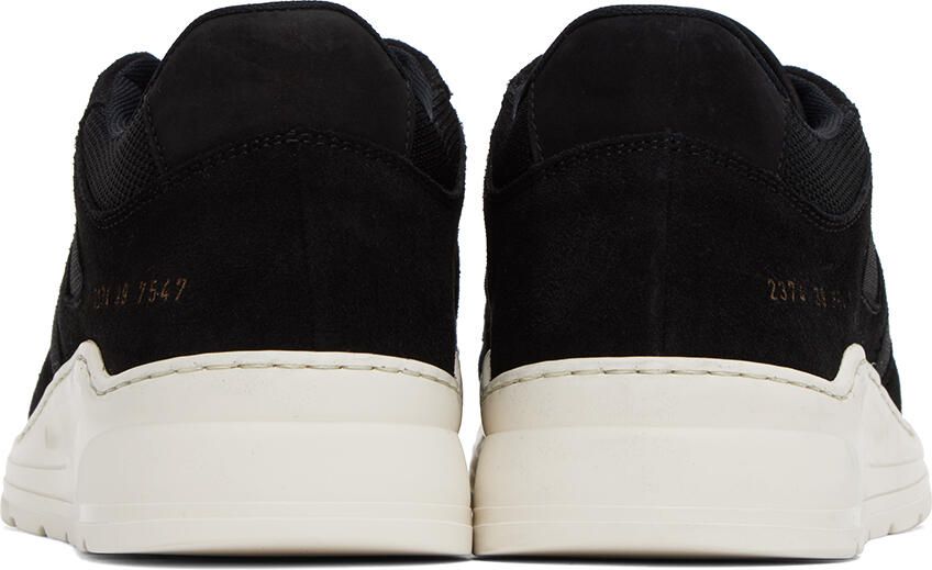 Common Projects Black Cross Trainer Sneakers