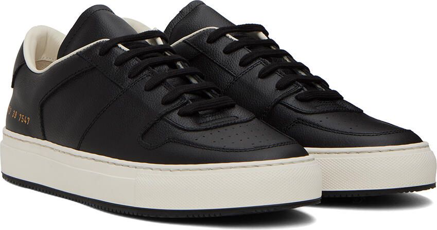 Common Projects Black Decades Low Sneakers - Picture 2