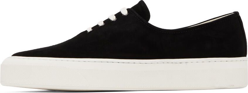 Common Projects Black Four Hole Sneakers - Picture 3