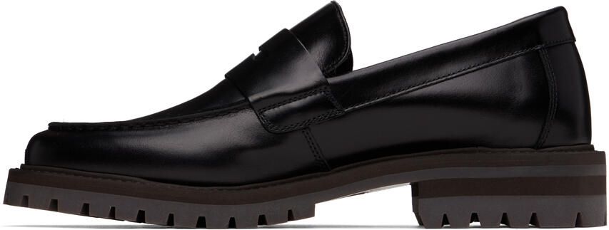 Common Projects Black Leather Loafers - Picture 3