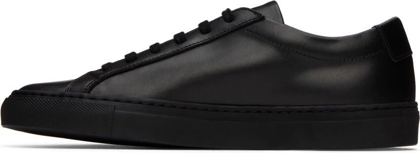 Common Projects Black Original Achilles Sneakers - Picture 3