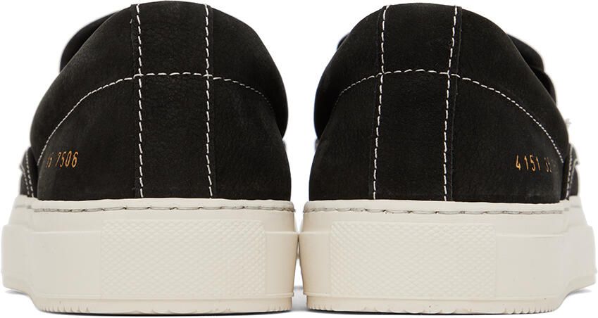 Common Projects Black Slip-On Sneakers