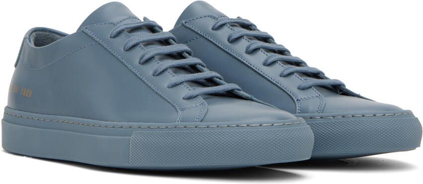 Common Projects Blue Achilles Sneakers - Picture 2