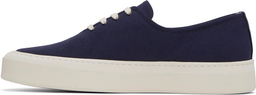 Common Projects Blue Four Hole Sneakers - Picture 3