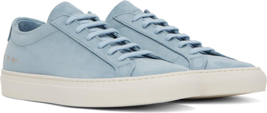 Common Projects Blue Original Achilles Low Sneakers - Picture 2
