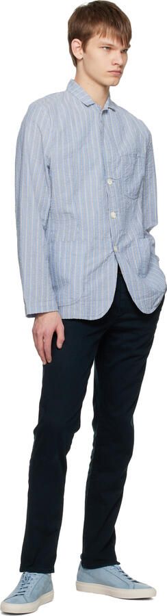 Common Projects Blue Original Achilles Low Sneakers - Picture 4