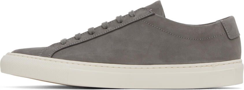 Common Projects Gray Original Achilles Low Sneakers - Picture 3
