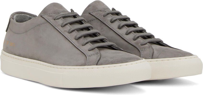 Common Projects Gray Original Achilles Low Sneakers - Picture 2