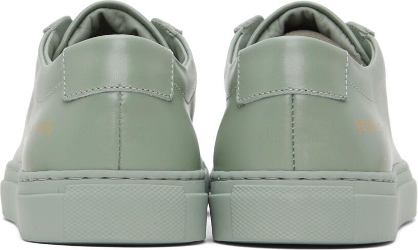 Common Projects Green Achilles Low Sneakers