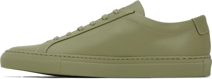 Common Projects Green Original Achilles Low Sneakers - Picture 3