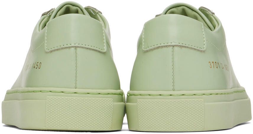 Common Projects Green Original Achilles Low Sneakers