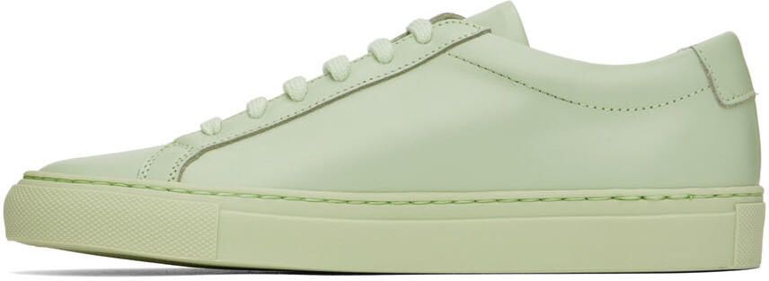 Common Projects Green Original Achilles Low Sneakers - Picture 3